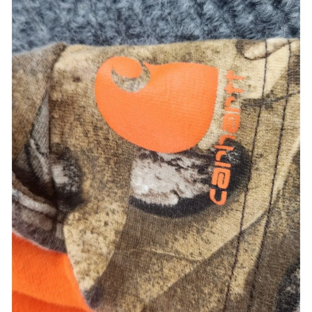 Carhartt One Piece Baby Size 3 Month "Always On The Hunt" Short Sleeves - Picture 5 of 11